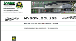 Desktop Screenshot of mybowlsclubs.com.au